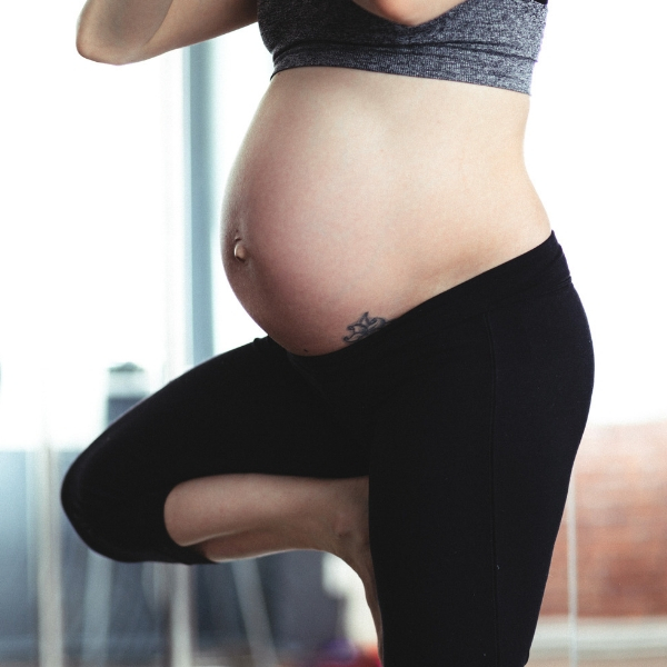 Yoga Pregnant Woman
